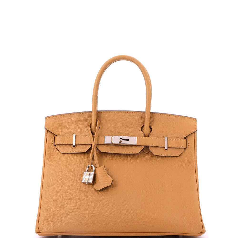Hermes Birkin 30 Brown Epsom with Palladium Hardware - Picture 1 of 8